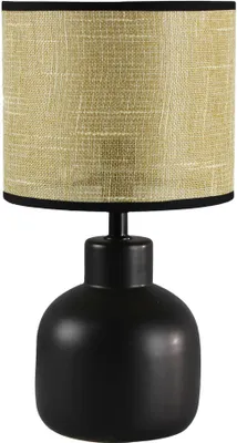 Image de Lampe de table Versa Noir en céramique 13 x 28 x 13 cm