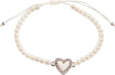 Produktbild von Perlen-Armband Herz Strass