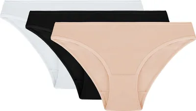 Zdjęcie produktu dla Vivisence 4003 3-pack biały/czarny/beżowy s majtki figi