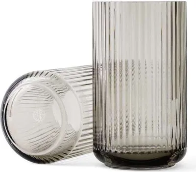 Produktbild von Lyngby Porcelæn - Glasvase smoke, H: 31 cm