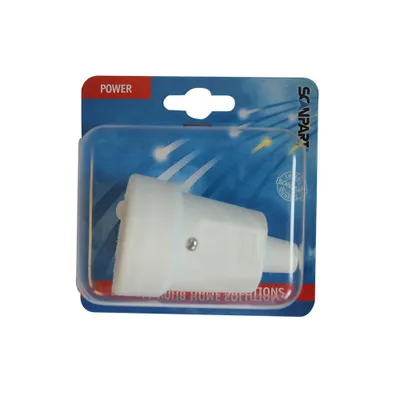 Image de Scanpart Connecteur de comptoir avec Ra Pvc Blanc