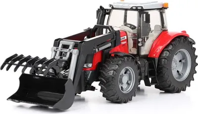 Zdjęcie produktu dla Bruder Massey Ferguson 7624 z ładowaczem czołowym