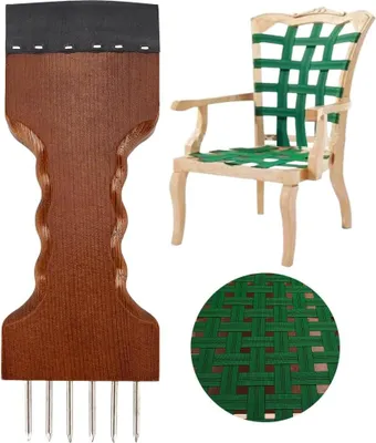 Produktbild von Holzgriff Webbing Spannrahmen, 220x78mm Professioneller Canvas Spannrahmen Metall Canvas Zange zum Spannen Klem Kunst Ölmalerei