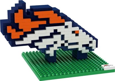 Produktbild von Denver Broncos BRXLZ NFL 3D LOGO Bausatz