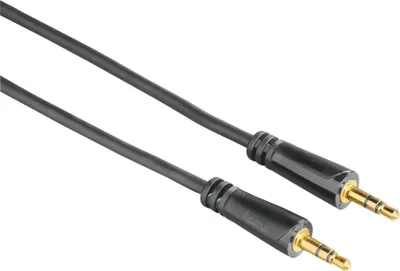 Produktbild von Audio-Kabel, 3,5-mm-Klinken-Stecker - Stecker, Stereo, vergoldet, 1,5 m (00122318)