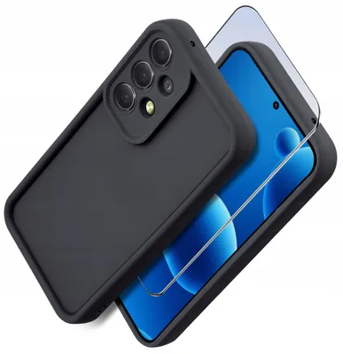 Produktbild von Hülle für Samsung A52 | A52S 5G – mattes Silikonetui + 9H-Glas