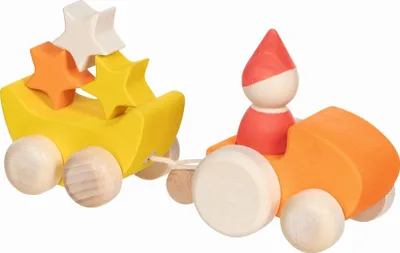 Produktbild von Goki Holzspielzeug Fahrzeug Sternensammler pädagogisch