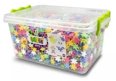 Produktbild von Meli Minis Pastel Edu – 2800-teiliges Konstruktions-Set in Pastellfarben