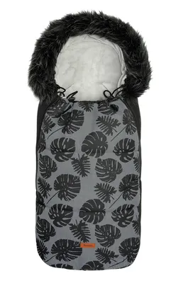 Produktbild von SENSILLO - Fusack Kinderwagen Winter - Auenstoff Wasserabweisend - 100x50cm - Monstera