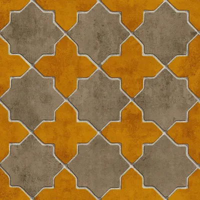 Image de Profhome 374212-GU Papier peint à motifs graphiques mat jaune beige 5,33 m2