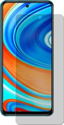 A screen protector is placed over a smartphone screen.