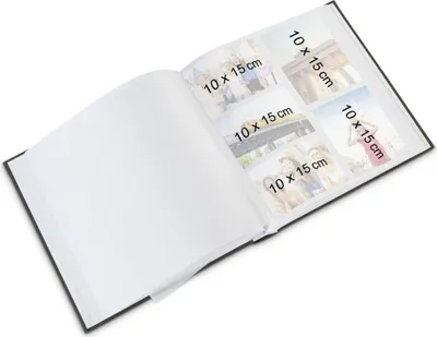 Productafbeelding van Hama Super-Jumbo London, formaat 34x35 cm, 80 witte pagina's, bordeauxkleurig, artikelnummer 7157