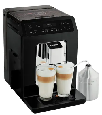Produktbild von Krups Evidence EA8918 - Kaffeevollautomat, Espressomaschine, 2,3 l, Kaffeebohnen, Eingebautes Mahlwerk, 1450 W, Schwarz