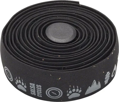 Image de Salsa Glyph Gel Cork Lenkerband, 208cm, 2.5mm, noir