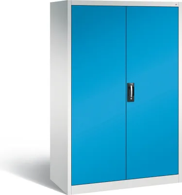 Produktbild von C+P Werkstattschrank | HxBxT 195x120x60cm | Lichtgrau/Lichtblau