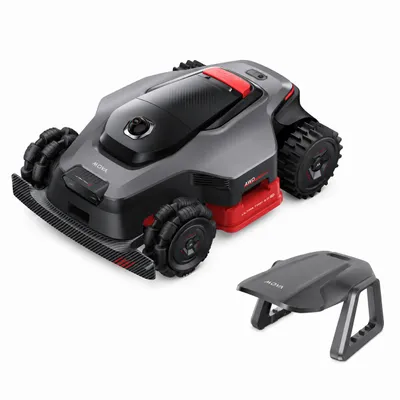Produktbild von MOVA LiDAX Ultra 2000 AWD Mähroboter mit Garage Max, 2000 m², Allradantrieb, kabellos ohne Begrenzungskabel, KI-generiertes Bild
