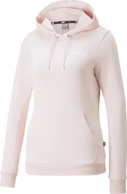 Produktbild von PUMA Ess+ Metallic Embroidery Hoodie Damen chalk pink XS