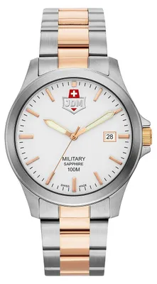 Produktbild von JDM Military JDM-WG005-04 Alpha II weiß Jacques du Manoir swiss Herren Uhr