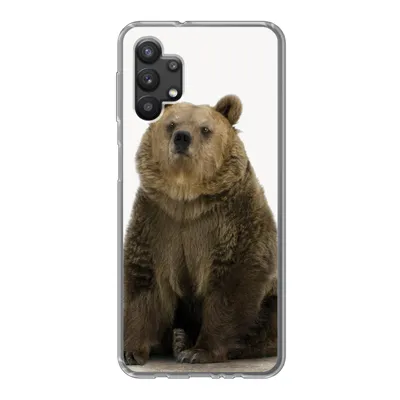 Produktbild von MuchoWow® Handyhülle Schutzhülle Hülle für Samsung Galaxy A32 5G Braunbär - Tiere - Bär - Niedlich - Jungen - Mädchen Silikon Softcase Handy Hülle - Softcase