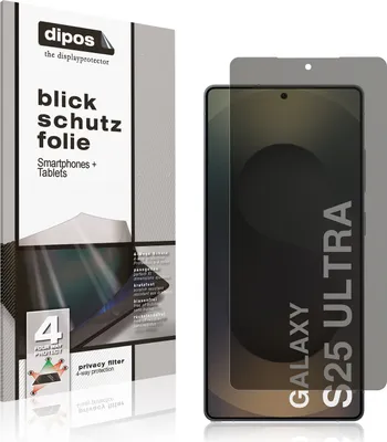 Produktbild von Blickschutzfolie für Samsung Galaxy S25 Ultra matt Schutzfolie Folie Display Schutz dipos