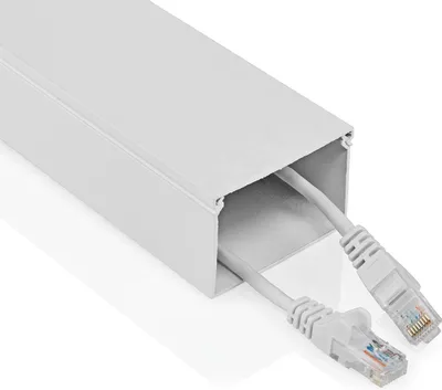 Immagine prodotto di Gestione dei cavi Nedis - tubo - 1 pezzo - spessore massimo del cavo: 40 mm - alluminio - bianco