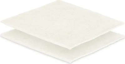 Produktbild von 2 x Seiftuch 30 x 30 cm  500g/m²  Naturweiss Doppelpack Hohe Qualität Neu/OVP
