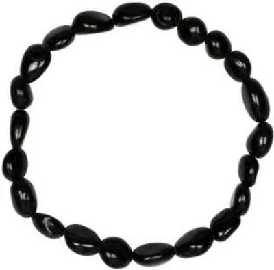 Produktbild von Armband, Schörl (stab.), 06-08mm Nuggets