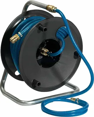 Obrázok produktu pre Riegler hadicový bubon na stlačený vzduch 20 m PVC hadica Ø 12 x 6 spojka NW 7,2 - 113975