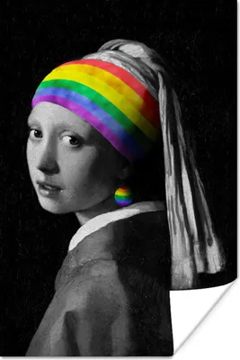 Produktbild von MuchoWow® Poster Das Mädchen mit dem Perlenohrring - Vermeer 60x90 cm - Wanddekoration
