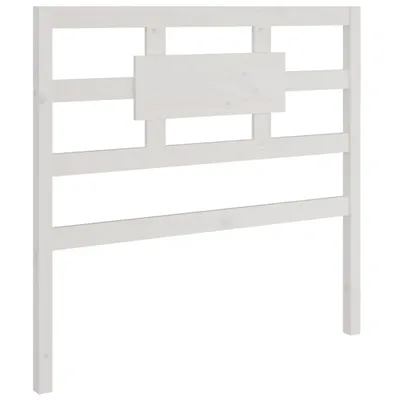 Obrázok produktu pre vidaXL Čelo postele biele 95,5x4x100 cm Masívne borovicové drevo