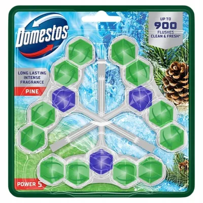 Zdjęcie produktu dla DOMESTOS Power 5 Pine 3 Blok toaletowy 50 g