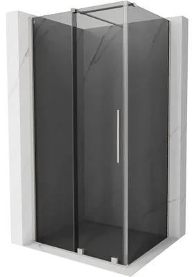Produktbild von Mexen Velar Duschkabine 90x120 cm, Graphit, Nickel gebürstet