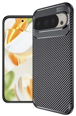 Obrázok produktu pre Techsuit CarbonFiber puzdro pre Google Pixel 9 Pro – čierne