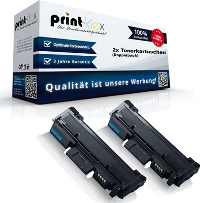Produktbild von 2x Kompatible Tonerkartuschen für Xerox Phaser 3252 3260 106R02777 Doppelpack Black Schwarz - Office Print Serie