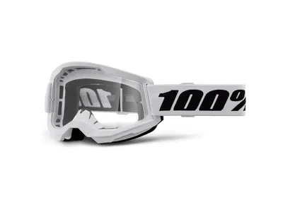 Immagine prodotto di 100% Occhiali da motocross Strata 2 Essential, bianco/nero