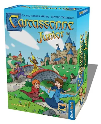 Imagen del producto de Carcassonne Junior (Edición italiana) – Juego de mesa – Giochi Uniti – 2-4 jugadores – 4+
