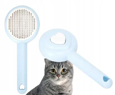 Immagine prodotto di Spazzola autopulente per la rimozione dei peli di animali domestici, ideale per cani e gatti