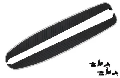 Image de Plates-pieds pour véhicule utilitaire L320, modèles de 2005 à 2013, avec marches latérales antidérapantes.