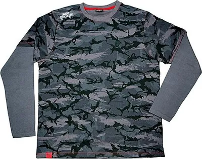 Produktbild von Fox Rage Camo Long Sleeve Grey/Camo Gr. S