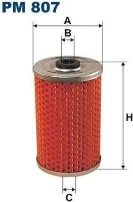 Produktbild von FILTRON KRAFTSTOFFFILTER Filtereinsatz PM 807
