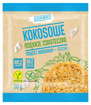 Immagine prodotto di Biscotto vegano al cocco FRA 50 g