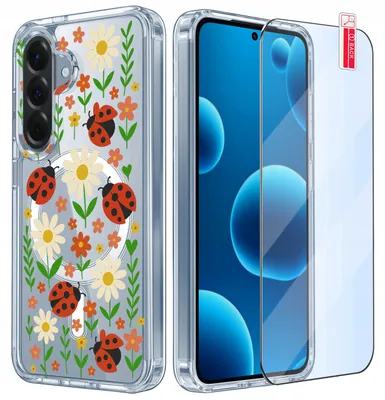 Immagine prodotto di Custodia per Samsung A36 5G | Modelli, per Magsafe, Custodia trasparente | + Vetro 9H