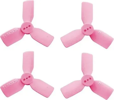 Produktbild von HQProp 1930 3 Blatt Durable Propeller 3 Loch 2xCW 2xCCW Hellpink
