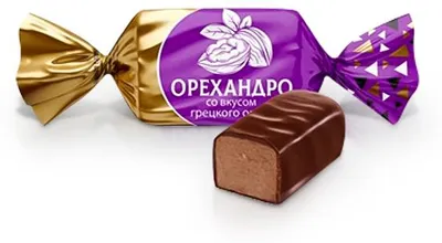 Produktbild von Pralinen - Orehandro, mit Walnussgeschmack, Nevskij Konditer, 300 g