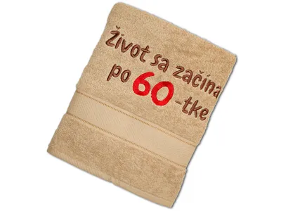 Obrázok produktu pre Osuška Život sa začína po 60-tke
