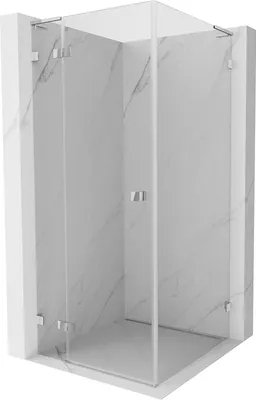 Obrázok produktu pre Mexen Lunar L sprchový kút otočné dvere ľavé 90 x 90 cm, priehľadný, chróm - 834L-090-090-01-00-L