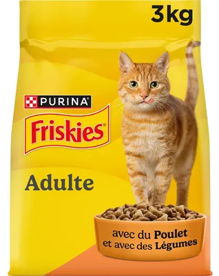 Productafbeelding van FRISKIES | Kat | Droogvoer voor volwassen katten | met kip en groenten