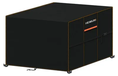 Image de Housse de protection pour mobilier de jardin, 100x100x90 cm, imperméable, tissu Oxford 420D