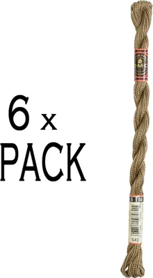 Obrázek produktu pro 6x DMC Korálkový drát 5, 15 m, 115ar/5-640