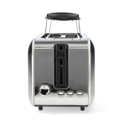 Produktbild von Nedis Toaster - 2 Lange Schlitze - Bräunungsstufen: 7 - Auftaufunktion - Aluminium / Silber